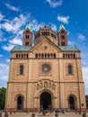 Western facade and main entrace of Speyer Cathedral, Germany